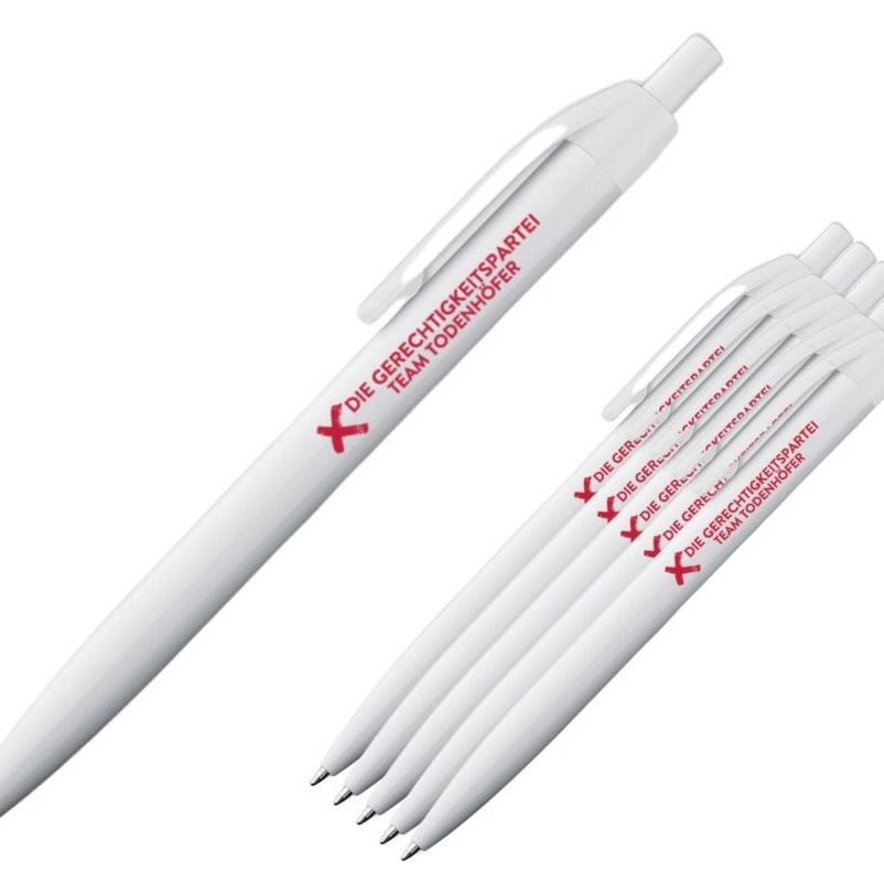 Kugelschreiber Gerechtigkeit