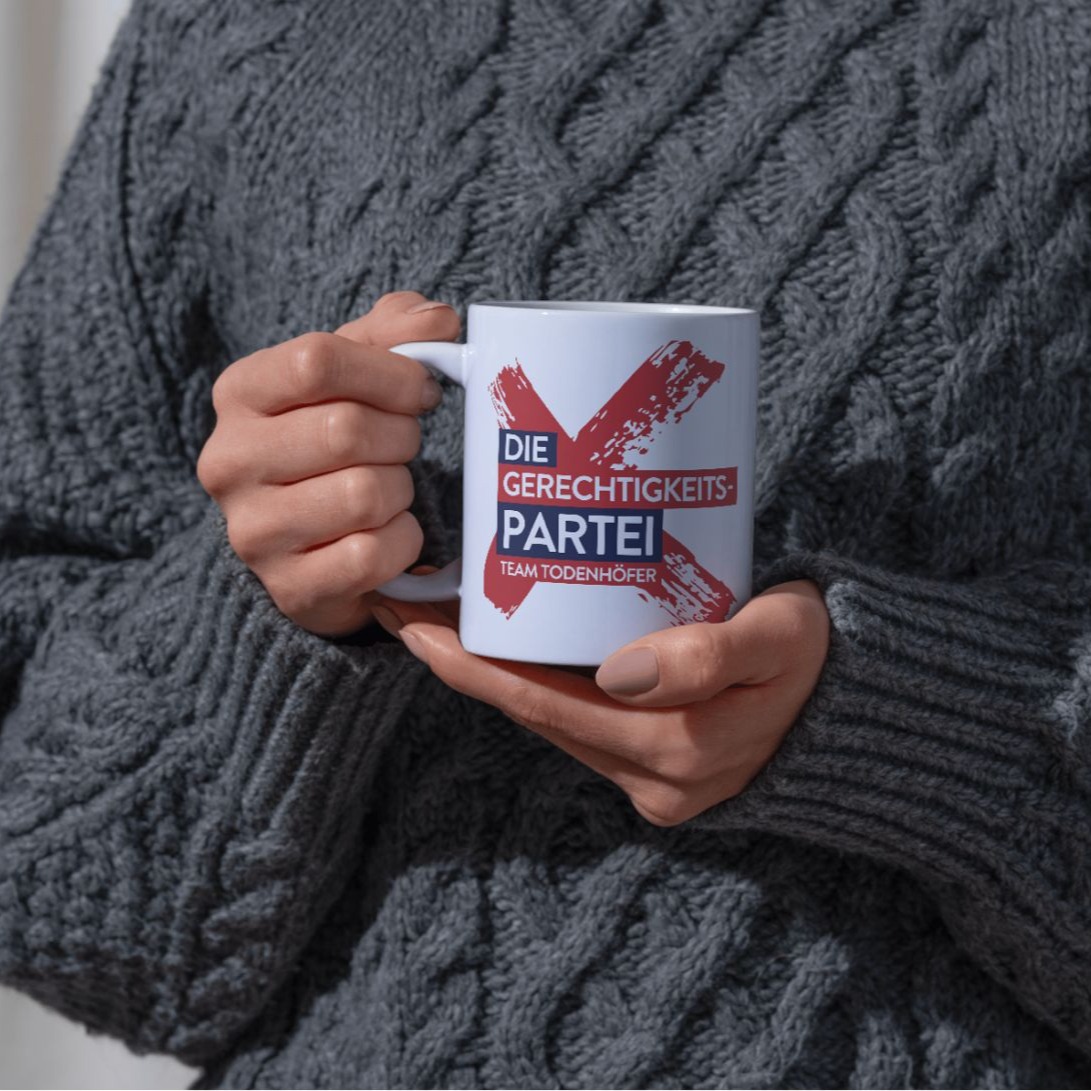Tasse Gerechtigkeitspartei