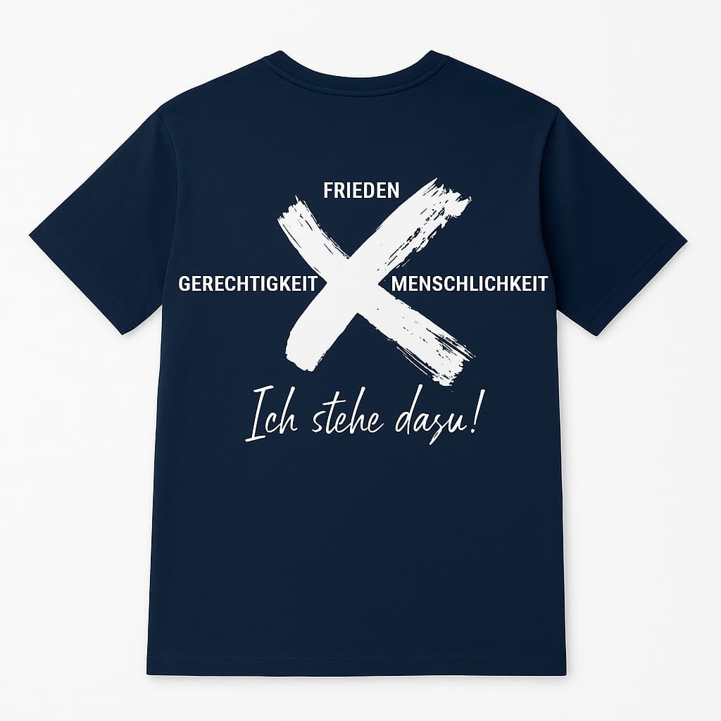 T-Shirt Gerechtigkeitspartei (blau)